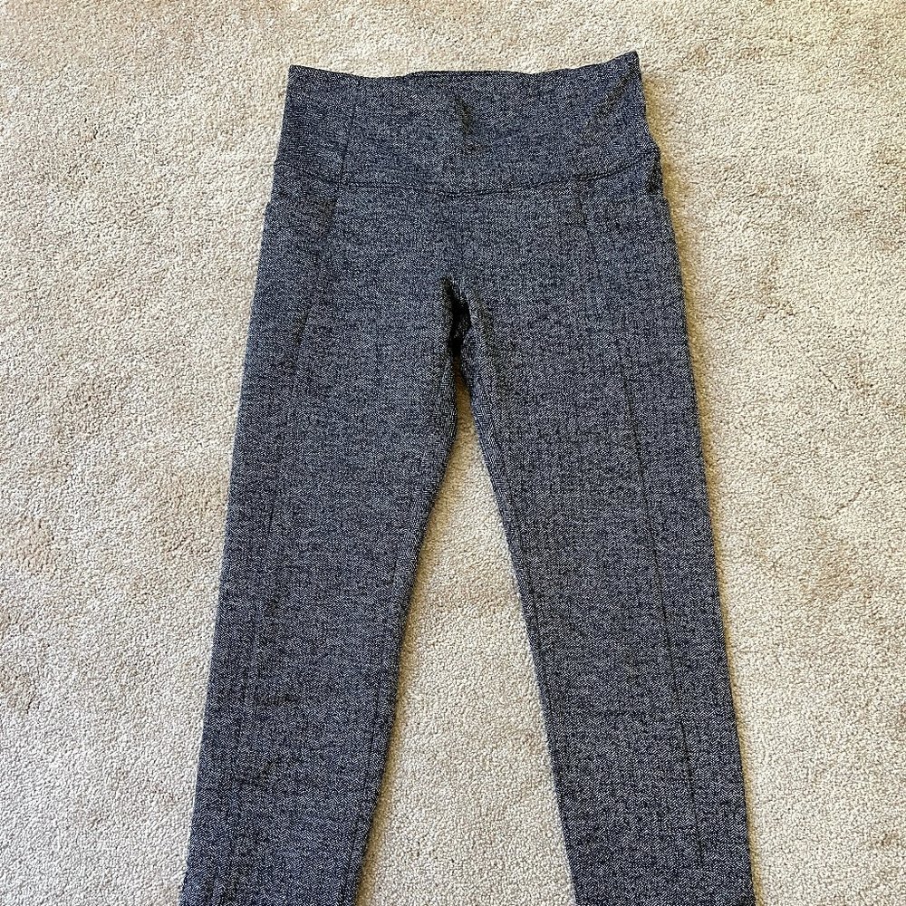 Athleta cropped pants grey XSP
